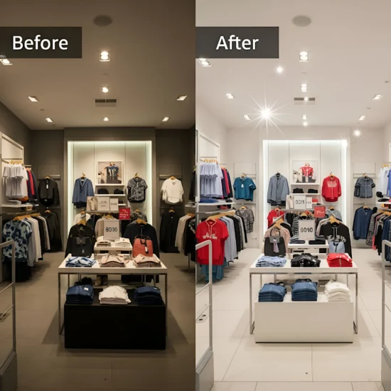 енергийно изчистване на Магазин