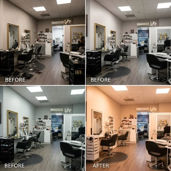 енергийно изчистване на Салони за красота